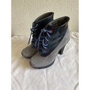 DKNY Rain Boot Britten Sapphire Women’s Size 06/36 In Really Good Condition